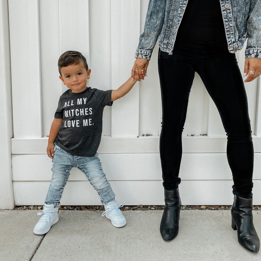 Boys/All My Witches Love Me Tee/Halloween Tee